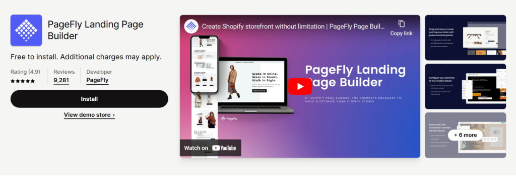  تطبيق PageFly Landing Page Builder